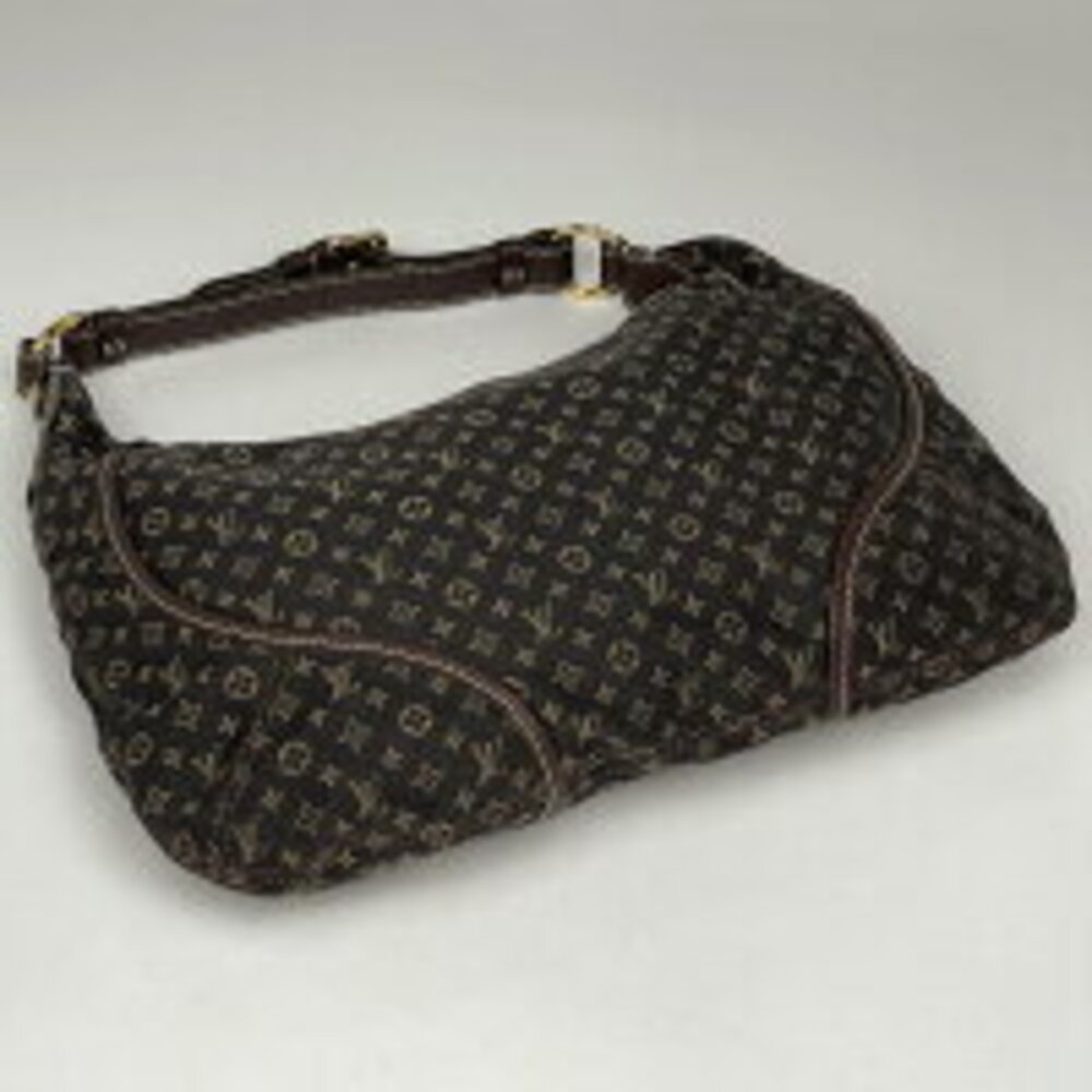 Louis Vuitton Bag Brown Ebene Lin Black Manon Shoulder